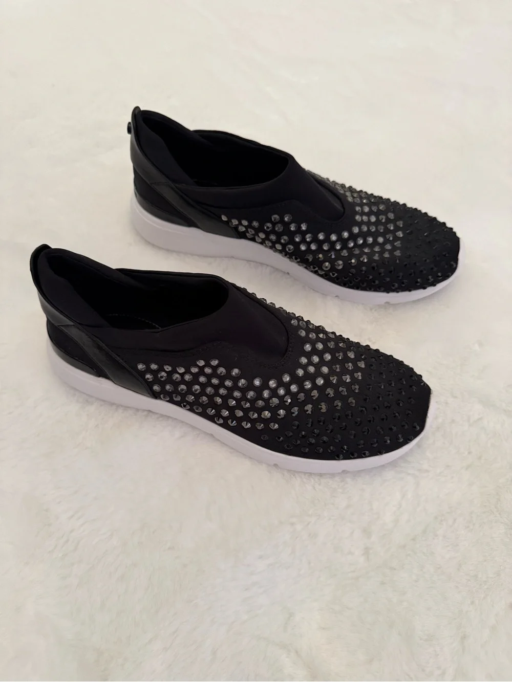 Michael Kors Ace slip-on trainer with Silver Studs